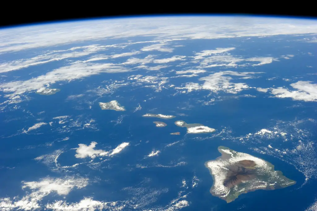 hawaii from space